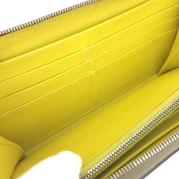 CELINE Logo Zippy Zip Around Long Wallet /1E6533 - Picture 6 of 8